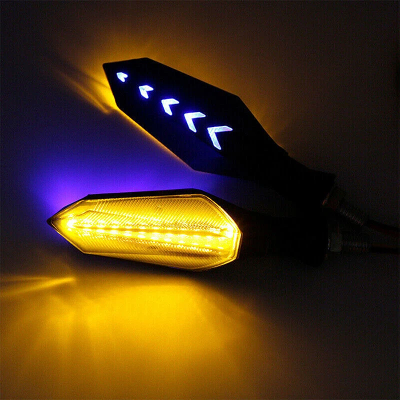 Luz intermitente LED de 2 piezas para Yamaha YZF R1 R6 R6S MT DRZ400 Foto 4 de 4