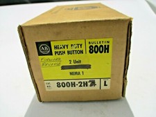 NEW ALLEN-BRADLEY 800H-2HZ 2 BUTTON FORWARD REVERSE PUSH BUTTON STATION