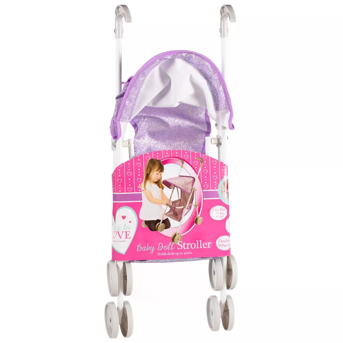 Baby Doll Foldable Stroller Buggy Baby Dolls Pram Xmas Gift For