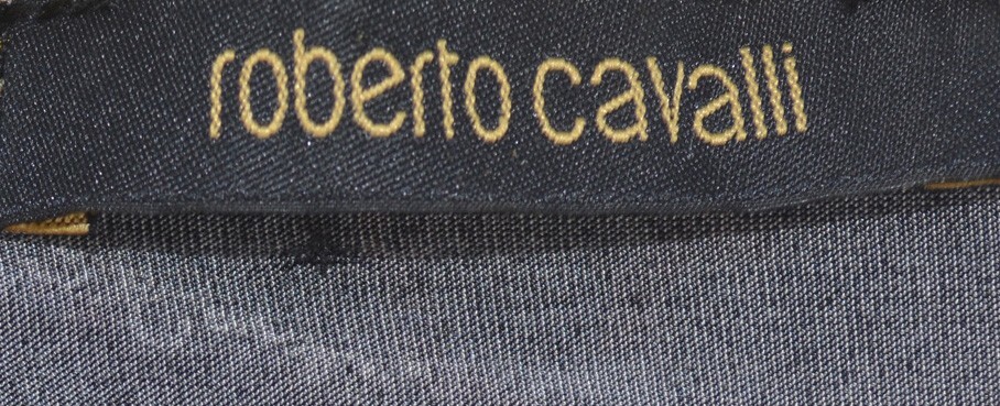 SALE! $4,500 GORGEOUS ROBERTO CAVALLI ITALY Silk dress size 38-40 image 8