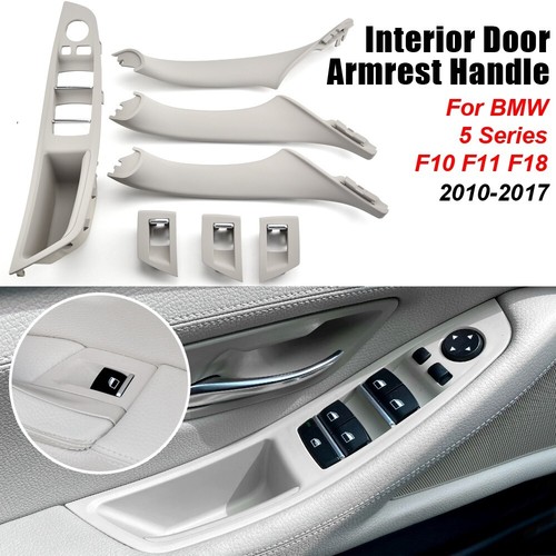 Left LHD Set Interior Door Armrest Handle For BMW 5 Series F10 F11 F18 2010-2017 - Picture 18 of 37
