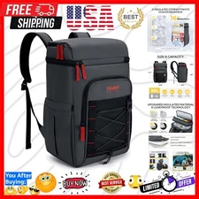 Insulated Leak-Proof Cooler Backpack - Holds 26 Cans, Waterproof & Lightweight