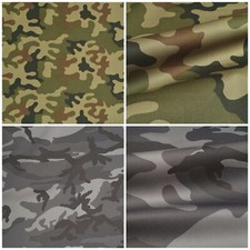 Camouflage Baumwolle Stoffe Köperbindung Tarndruck Meterware Bekleidung Deko Mix