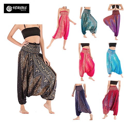 Pantaloni Etnici Donna Tuta Boho Chic Woman Ethnic Trousers Jumpsuit TRA043  | eBay