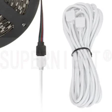5M extension cable connect female plug to led strip RGB 5050 3528 color change