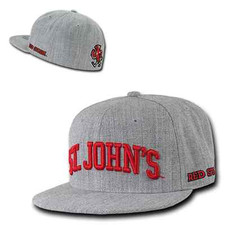 St. John's University Red Storm NCAA Fitted Flat Bill Baseball Cap Hat