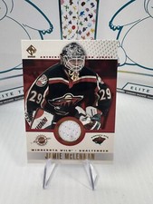 Jamie McLennan 2001-02 Pacific Private Stock Jersey Patch #53 Hockey Card