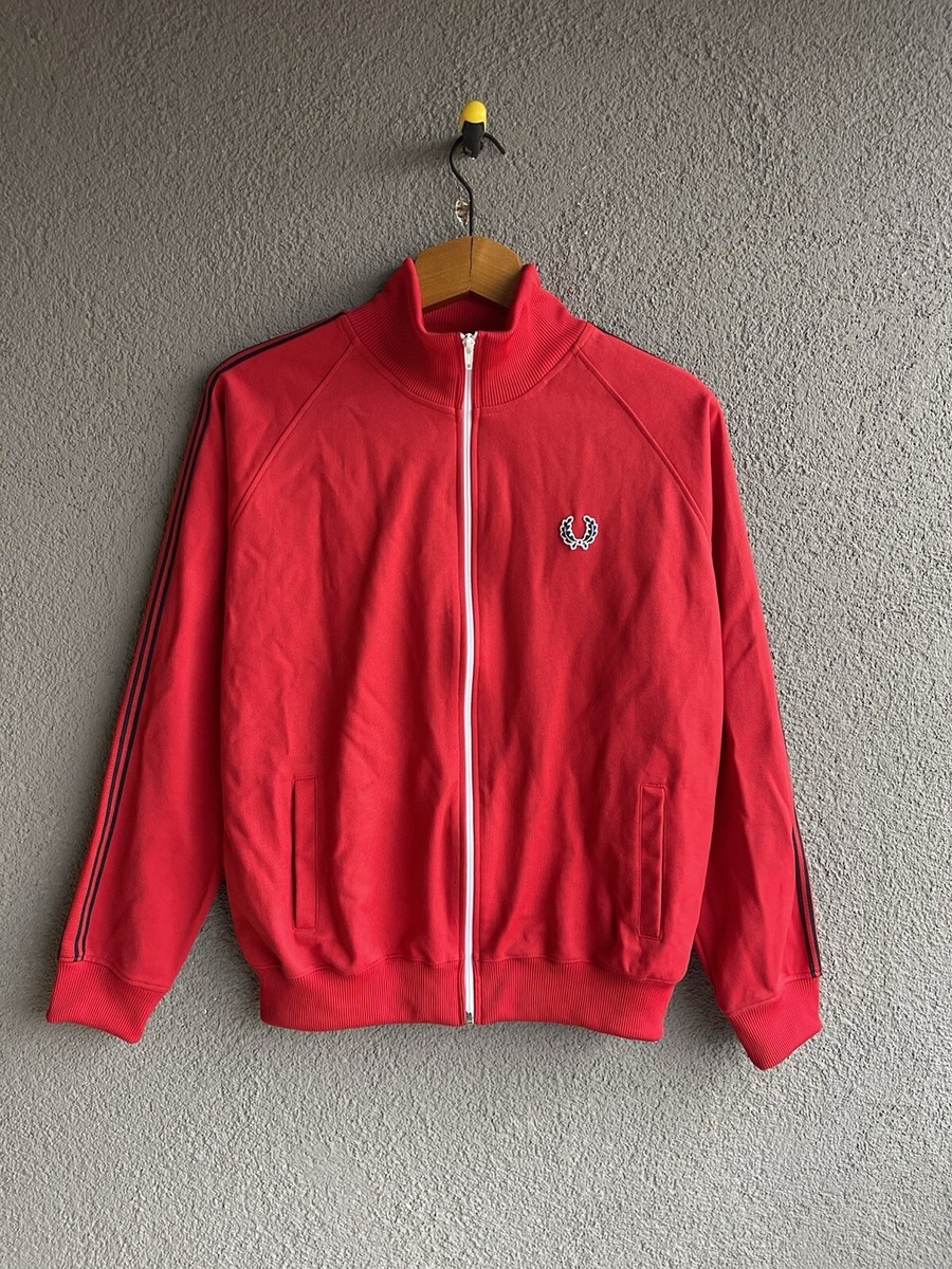 80’s FRED PERRY Track Jacket Red Vintage FRED PERRY Track Top Men's Small Red Track Jacket | eBay
