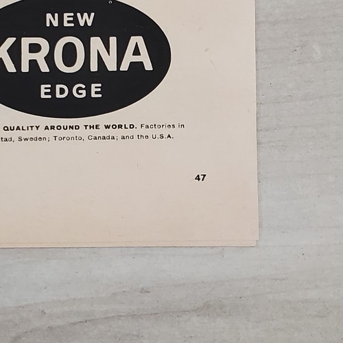 Ad Schick Razors Print Art Injector Blade Krona Comfort 1961 Advertisement - Picture 3 of 12
