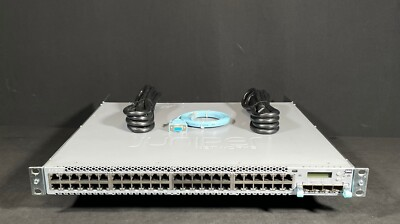 #ad Juniper EX4300 48T AFI 48x 1GB RJ 45 4x 40GB QSFP Switch w Rails Fast Ship $289.99