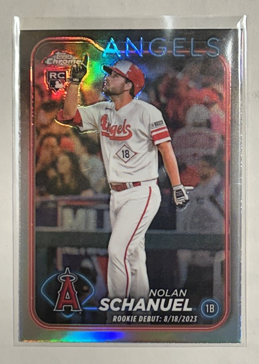 NOLAN SCHANUEL 2024 Topps Chrome Update Refractor #USC68 Los Angeles Angels RC
