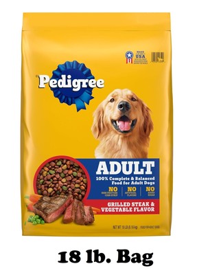 Pedigree Adult Complete Nutrition Dry Dog Food with Grilled Steak & Vegetable...