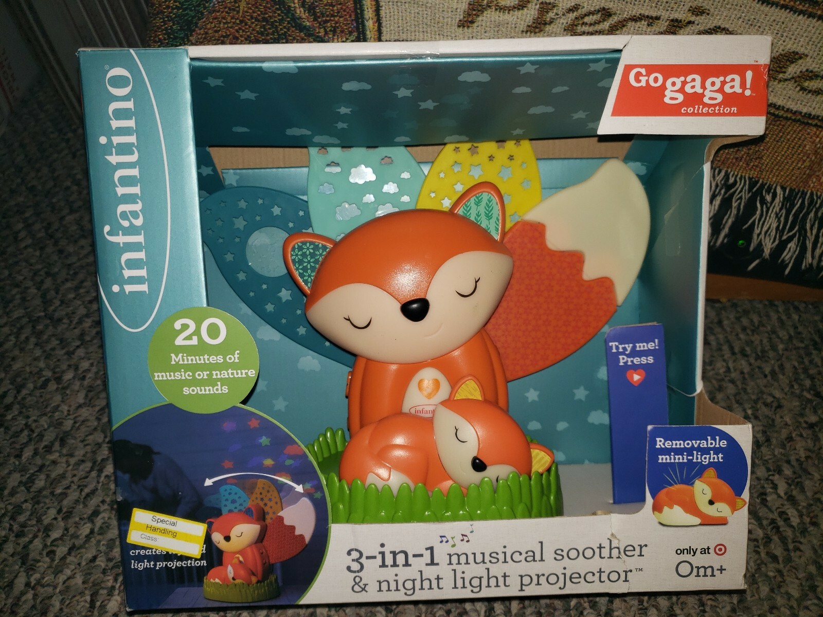 musical soother & night light projector