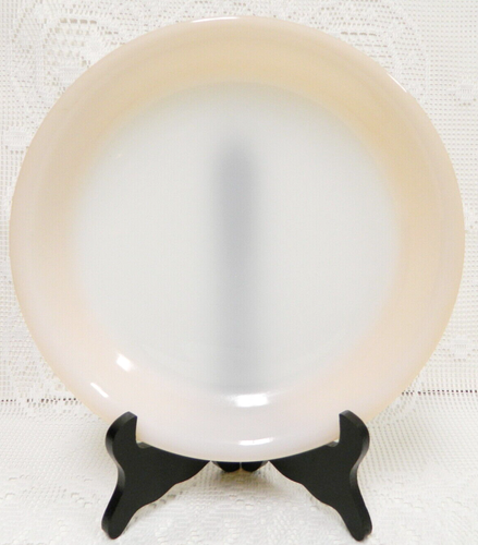VTG Anchor Hocking FIRE KING 9” Pie Pan Plate PEACH Lustre Luster Ware #460 - Picture 4 of 9