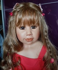 Künstlerpuppe " Liliana " Monika Peter Leicht, lim: 350., Inkl.  Zertifikat 