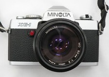 Minolta XG1 35mm Film Camera  Minolta MD 50mm F2 Lens FILM TESTED