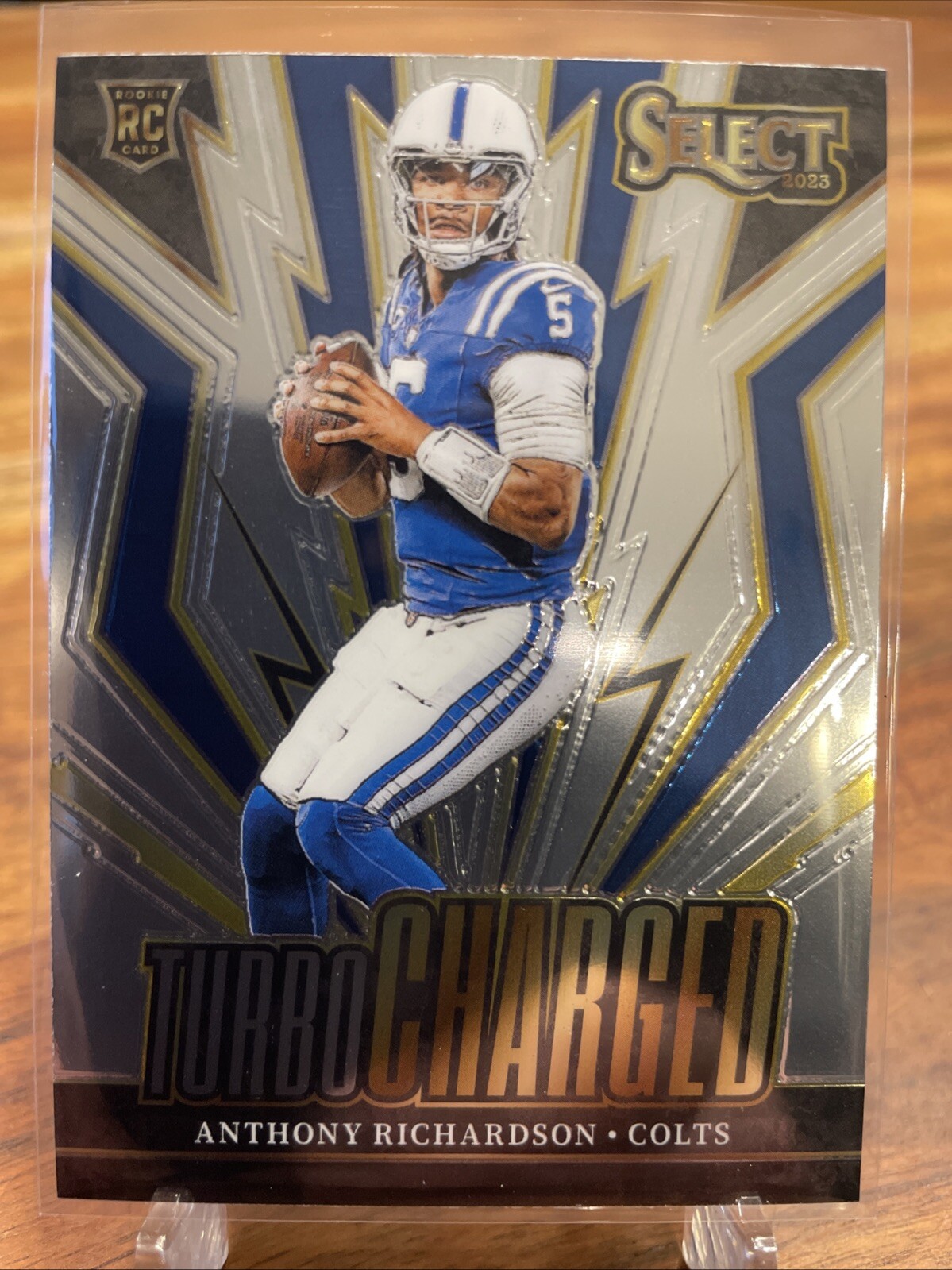 2023 Panini Select Anthony Richardson Rookie Card #TUR-ARI TURBOCHARGED (RC)