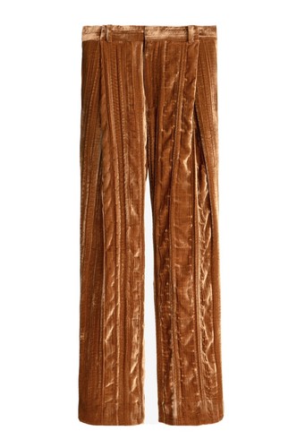 Zara WOMAN Vita Alta Pantaloni di velluto EDIZIONE LIMITATA Caramello  2441/019 NUOVE SS20 | eBay