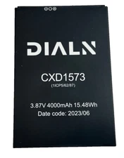 NEW OEM Genuine DIALN CXD1573 4000mAh 3.87V Li-ion Cell Phone Battery DIALN G65