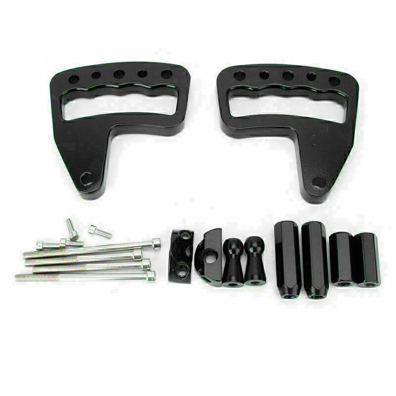 Front Grab Bar Handles Kit for Jeep Wrangler JK 2007 - 2017 Upgraded Black thumbnail 2