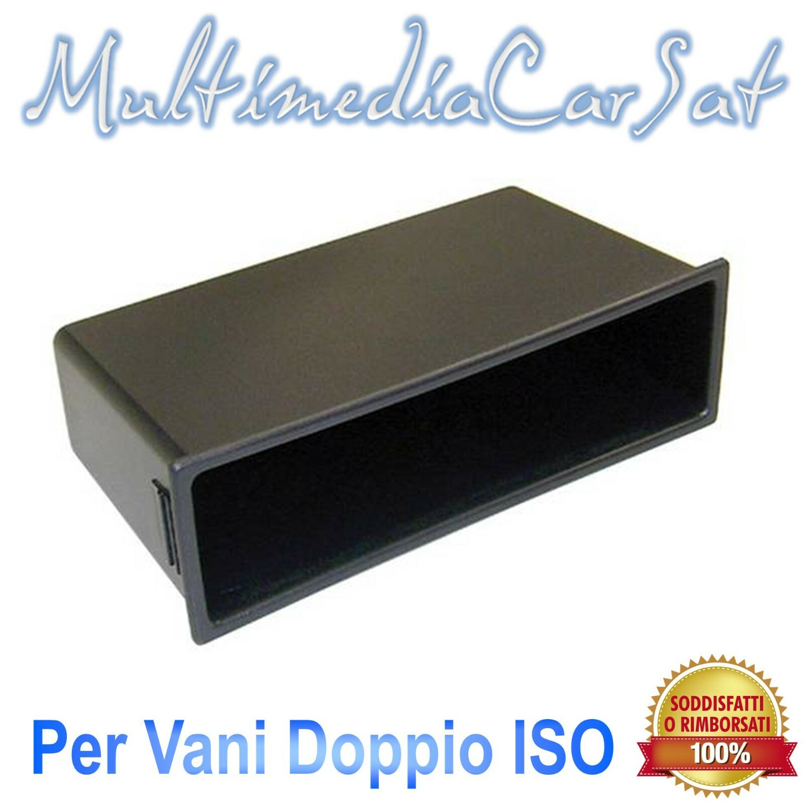 Cassetto Portaoggetti Mascherina Autoradio Radio Per Doppio ISO Auto 