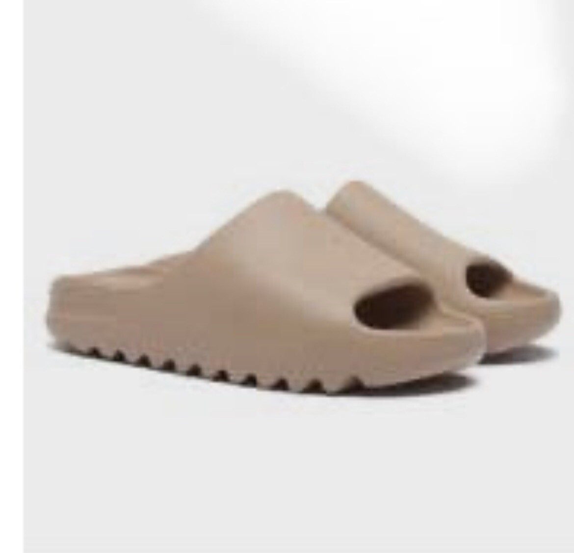 Mocha Molded Insole and soft rubber platform slides Slippers Size