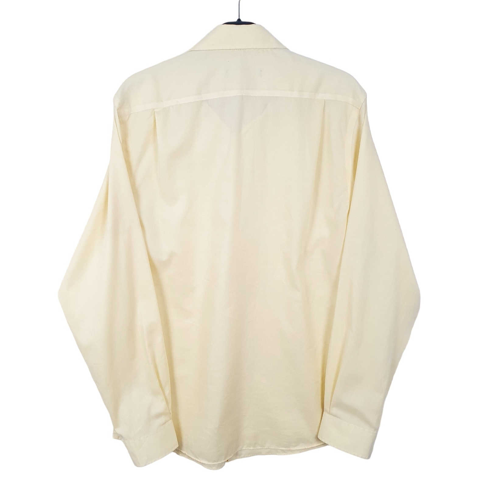 TOMMY HILFIGER Yellow Shirt Slim Fit Long Sleeve Casual Mens S image 3