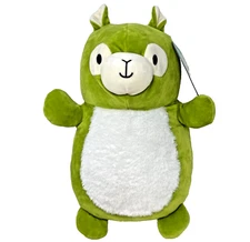 Squishmallows HugMees Jim the Green Llama/Alpaca 10” Plush Stuffed Animal