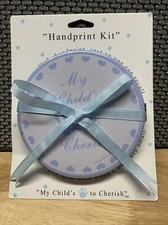 Child to Cherish Baby Handprint Kit Keepsake Blue