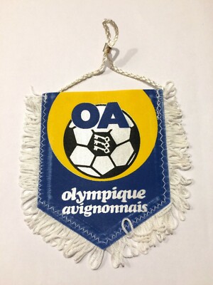 Fanion Vintage Olympique Avignon - Football, Avant 2000, Collection