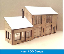 Shop & Warehouse Laser Cut Scratch Aid Layout Kit 00 Gauge 4mm Model Railway