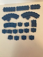 Thomas  Friends Railway Blue Tracks Lot Of 23