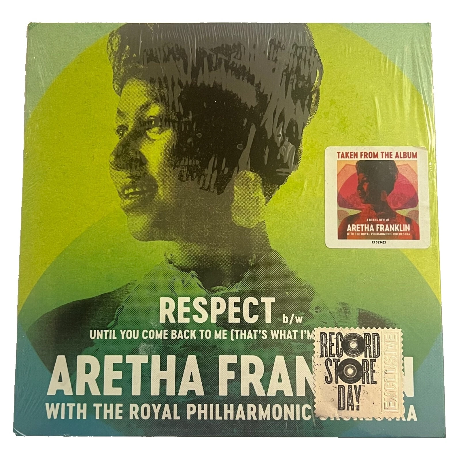 Aretha Franklin Rock 45 RPM Speed Vinyl Records