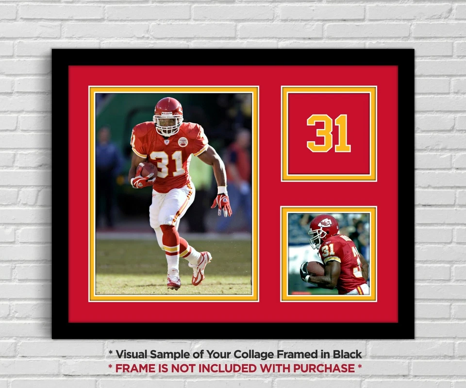 Impresión de collage de fotos de PRIEST HOLMES KANSAS CITY CHIEFS 8x10 11x14 o 16x20 Foto 3 de 3