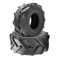 Set 2 15x6.00-6 Turf Tires Super Lug Lawn Mower Tire 15x6x6 4Ply Heavy Duty 15"
