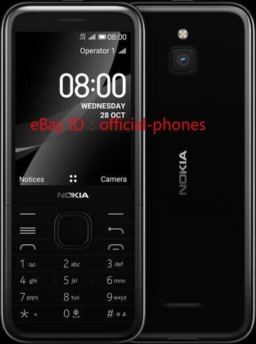 Nokia 8000 4G Dual SIM Black White 4G LTE GSM Unlocked GPS Bluetooth Phone - 第 17/25 張圖片