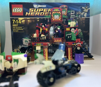 (LEGO 6857) /LEGO DC BATMAN: DYNAMIC DUO FUNHOUSE ESCAPE\ |GEBRAUCHT|+|HANDBUCH|+|BOX|