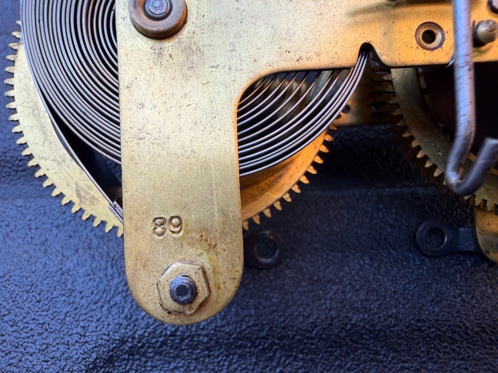 Seth Thomas Mantle Clock 89 Movement