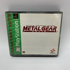 Metal Gear Solid PS1 PlayStation 1 Greatest Hits Complete CIB w/ Reg Card Tested