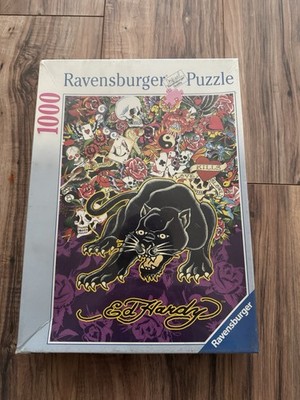 Ravensburger  -Ed Hardy PANTHER Rare & Collectable 1000 Pc Puzzle