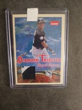 2004 FLEER DIAMOND TRIBUTES MIGUEL CABRERA GAME WORN PATCH RELIC #/50 TIGERS