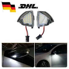 LED Seitenspiegel Puddle Light Weiße Lampenbaugruppe für VW Golf Passat Jetta