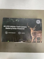 Trail Camera 2 Packs, 4G LET Cellular Trail Camera Built-in SIM Card Unlimited D
