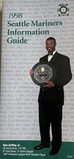1998 Seattle Mariners Official MLB. Media Information Guide Ken Griffey Jr cover