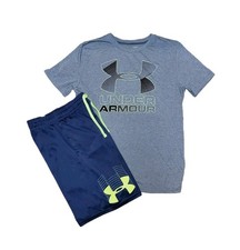 Under Armour Youth Medium 10-12 Athletic Shorts Crewneck Tshirt Outfit