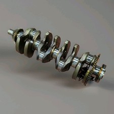 11-16 Hyundai Kia Sonata Optima Santa Fe 2.0l Turbo Engine Crankshaft Oem G4kh
