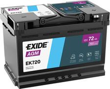Exide EK720 AGM 72Ah Autobatterie 570 901 076