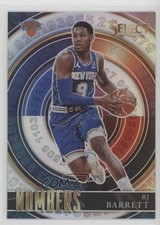 2020-21 Panini Select Select Numbers Silver Prizm RJ Barrett #40 9o3