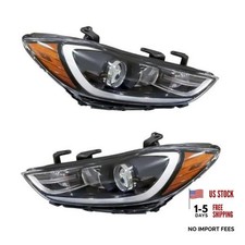 Headlight Assembly Compatible with 2017 2018 Hyundai Left and Right Side