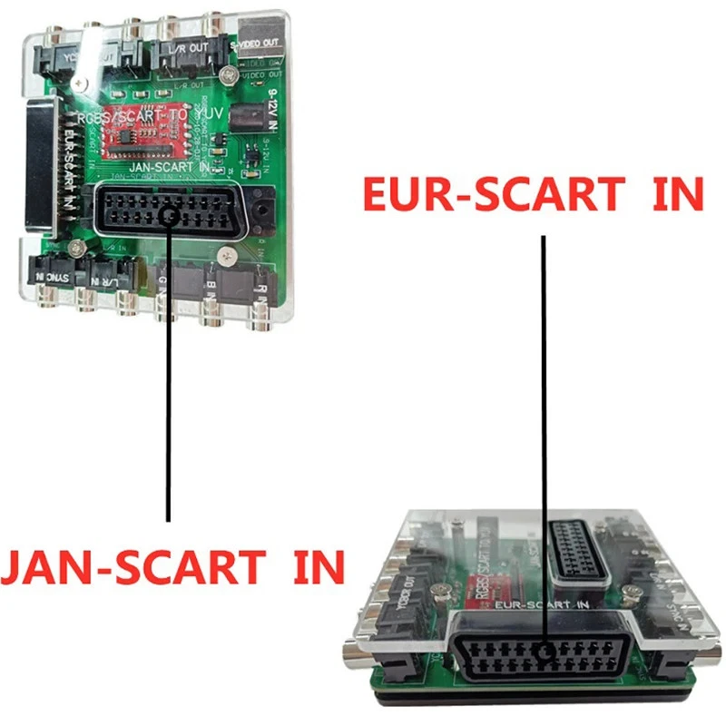 Video Converter RGBS/SCART to YUV YCBCR/S-Video for Dreamcast SEGA Game Console - Image 3 of 4